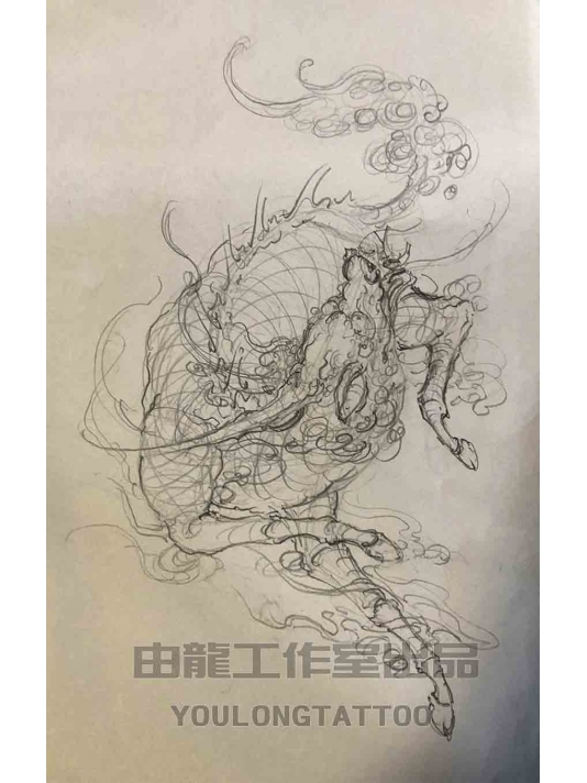 麒麟手稿——由龙作品